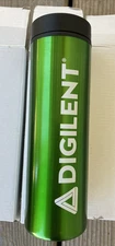 DIGILENT Electronics 2012 Metallic Green Travel Mug Tumbler Stainless Steel 16oz