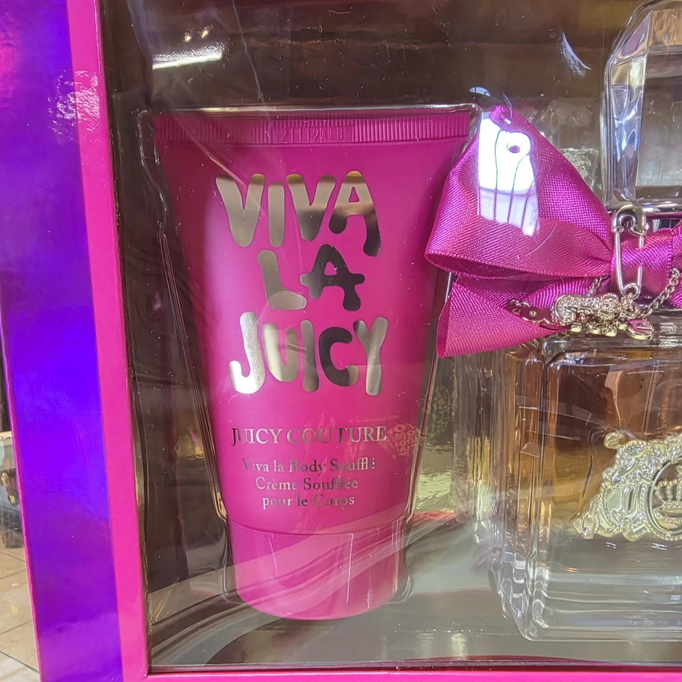 VIVA LA JUICY 3 PC GIFT SET FOR WOMEN - 3.4 OZ + 0.33 OZEDP + 4.2 OZ BODY CREME - Image 2 of 4