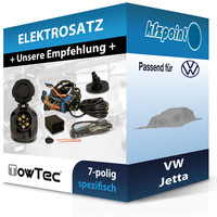 für VW Jetta 08.1989-12.1992 Towtec E-Satz 7Polig Fahrzeugspezifisch NEU