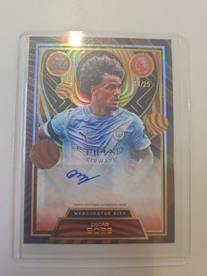 Oscar Bobb Auto Current Stars - Topps Gold 2025/2026 - Manchester City Auto /25