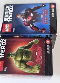 LEGO BRICKHEADZ: Iron Man 41590 & The Hulk 41592
