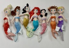 Little Mermaid Ariel  Her Sisters Plush  Full Set  Disney Store Exclusive
