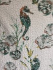 Tropical Seahorses Quilt & 1 shams 69x87 twin  #68 — photo 10