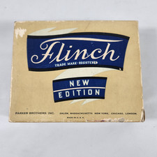 Vintage 1938 Parker Brothers Flinch Card Game New Edition with Instructions