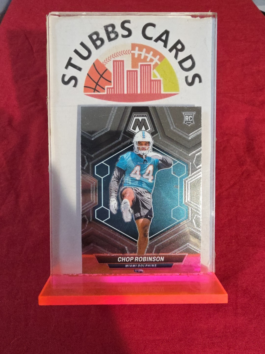 2024 Panini Mosaic #321 Chop Robinson Rookie Miami Dolphins