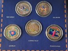 2 Sets of New 5-Coin Colorized STATE Quarters 1999 & 2000 1 set in box — photo 3