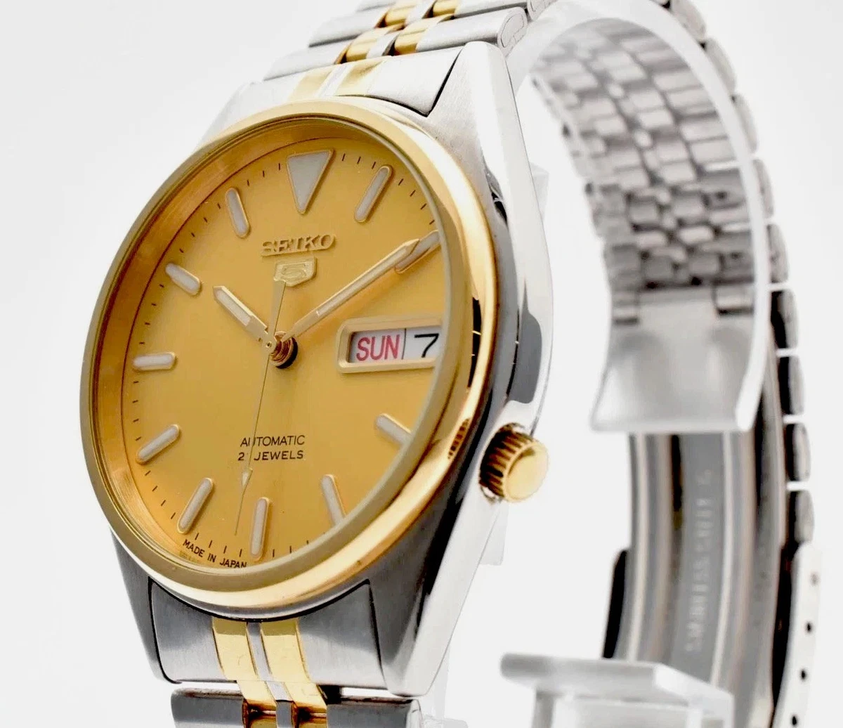 Seiko 5 金表带腕表| eBay