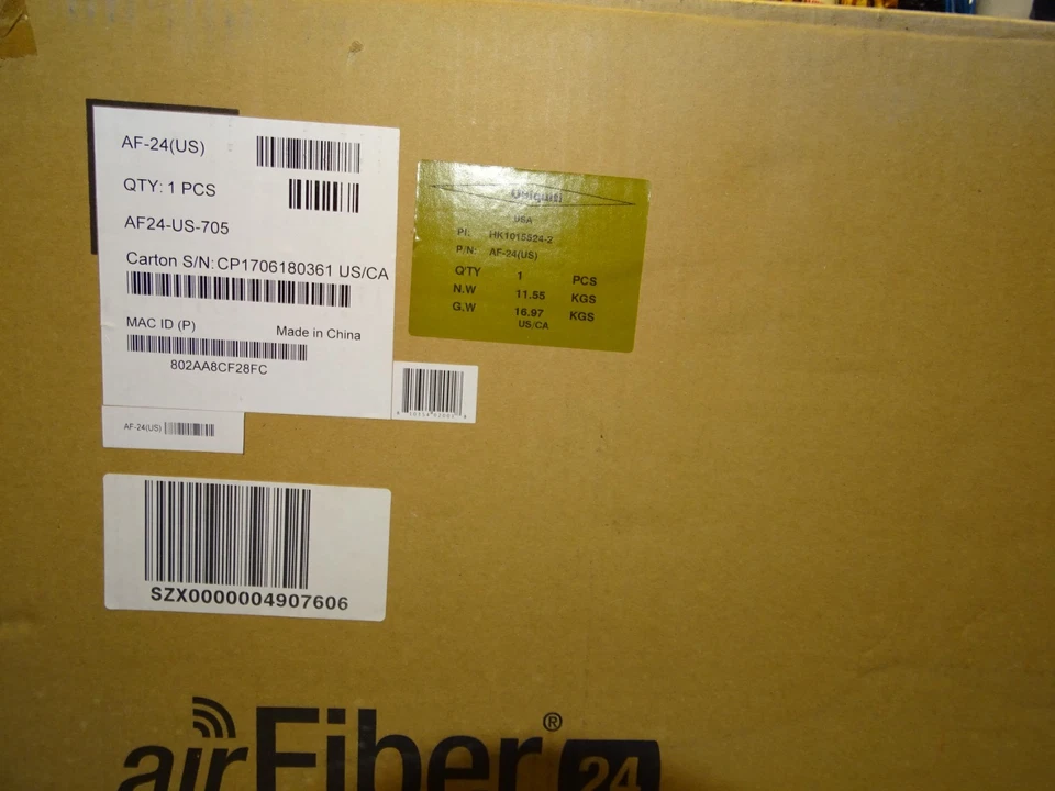 AirFiber 24 AF-24 24GHz PtP Radio System Ubiquiti Networks One Unit - Image 4 of 4