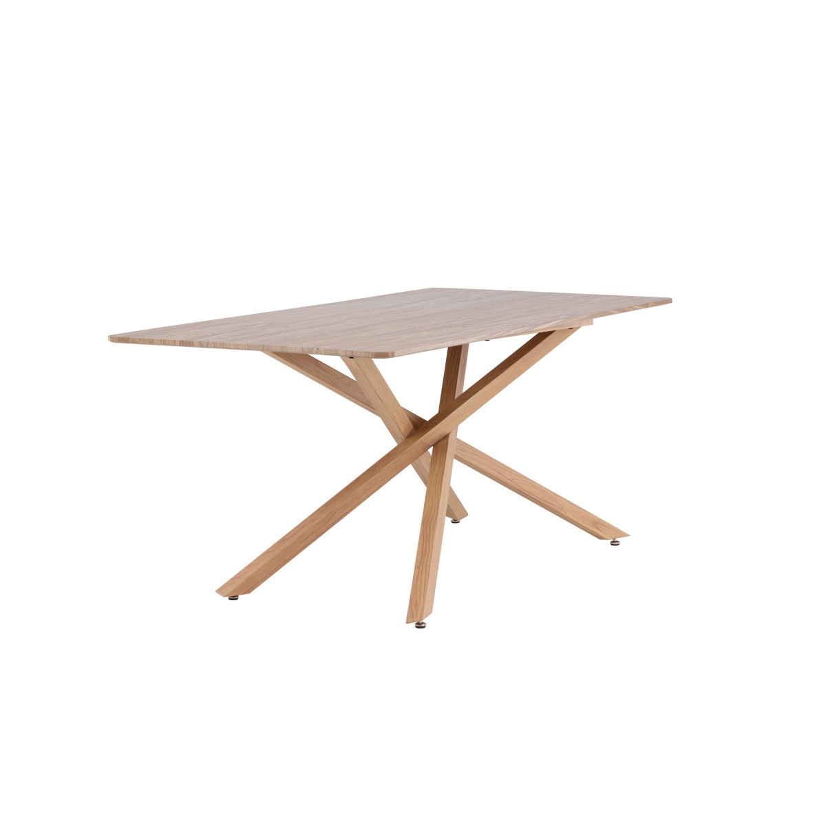 Table à manger Piazza 180cm pour repas de famille en bois clair