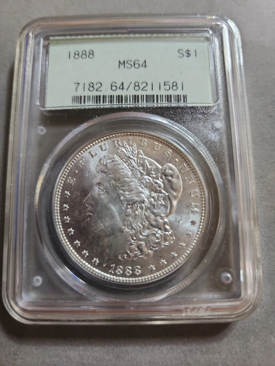 MS 64 Graded 1888 Year Morgan US Dollars (1878-1921) for sale | eBay