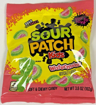 Sour Patch Kids Watermelon Soft & Chewy Gummy Candy | Sweet & Sour Treat