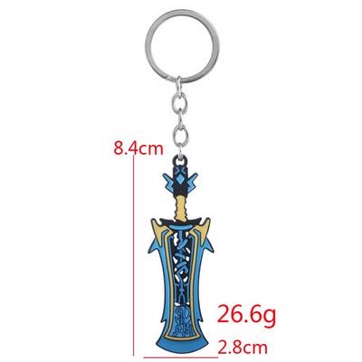 Game Xenoblade Chronicles 2 Keychain Rex Mythra Hikari Pyra Homura