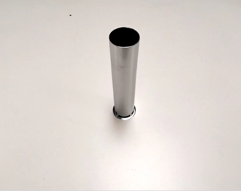 Ablaufrohr 1 1/4"" x 150mm verchromt gerade mit Bördelrand - Bild 2 von 4