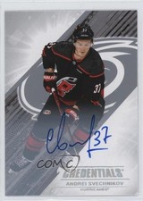 2024-25 Upper Deck Credentials Auto Andrei Svechnikov #37 Auto 0c3