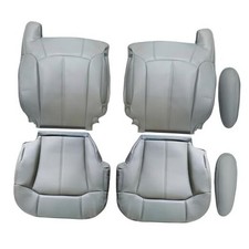 Driver and Passenger Bottom Seat Cover and Top Lean Back Seat Cover Compatible
