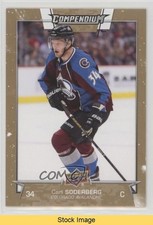2017-18 Upper Deck Compendium Gold Carl Soderberg #366 READ o1h