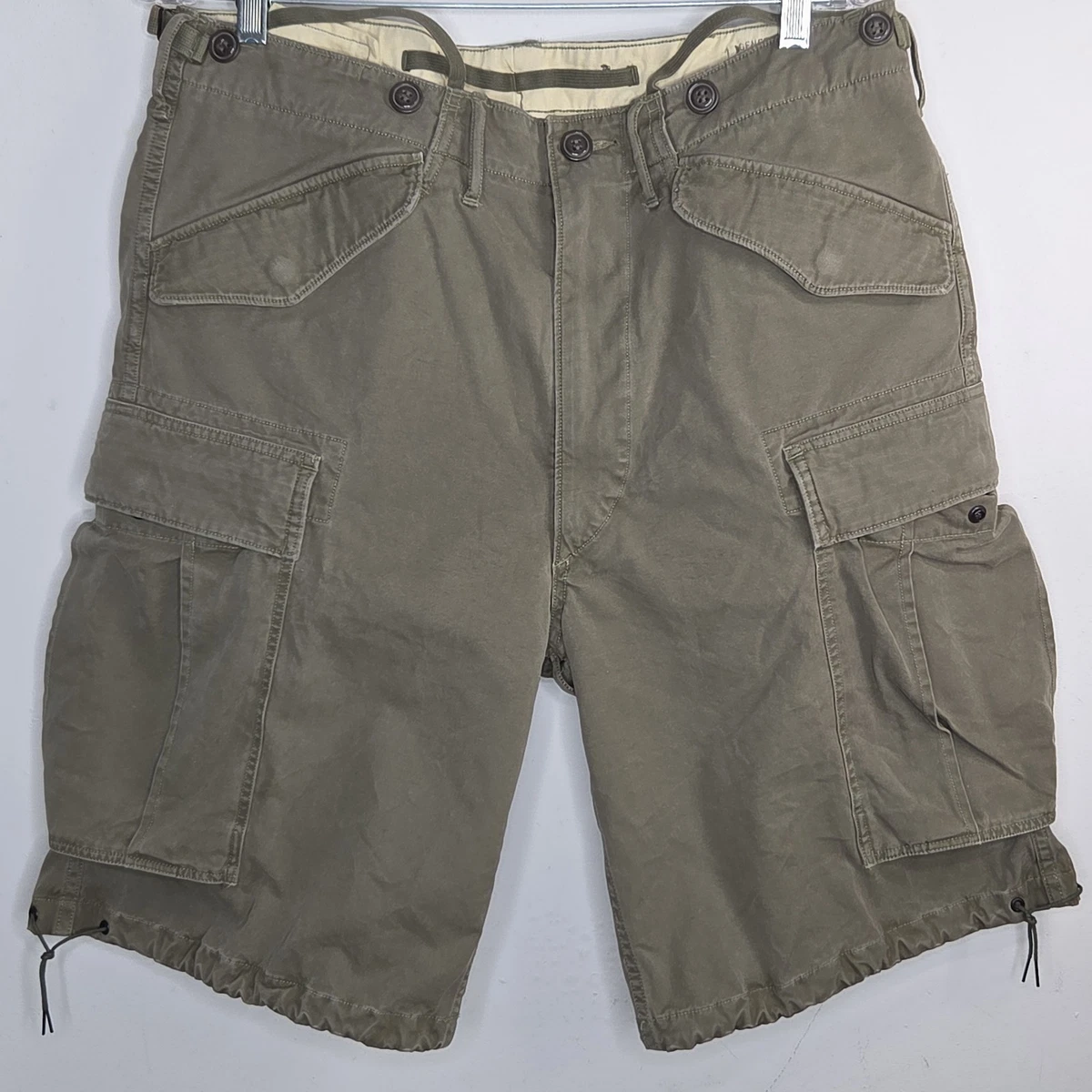 Double RL RRL ミリタリー ショートパンツ カーキ 30 RRL Solid Shorts for Men for sale | eBay