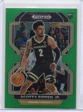 Scotty Pippen Jr. 2022 Panini Prizm Draft Picks Green Prizm #99 Vanderbilt 🔥