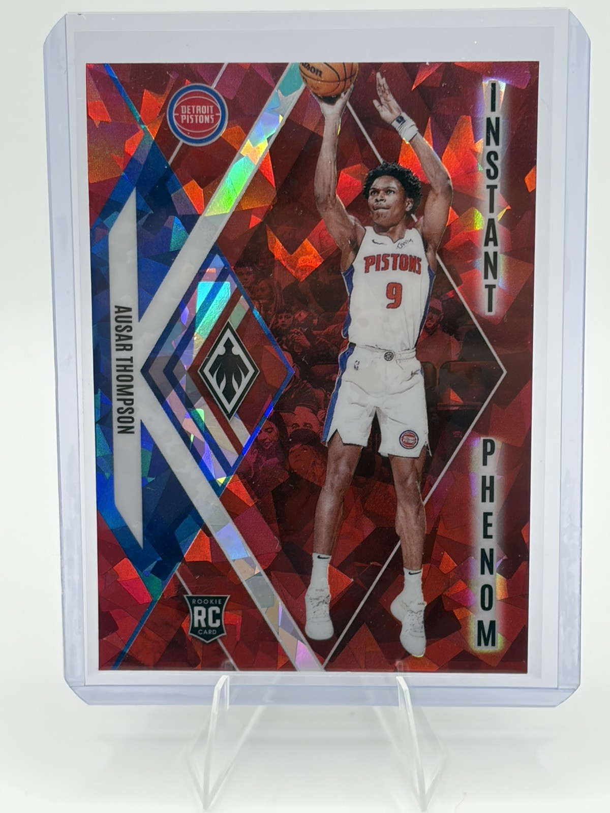 2023-24 Phoenix Ausar Thompson Instant Phenom Red Ice Rookie RC #4 Pistons
