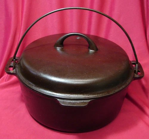 Griswold Iron Mountain #8 Dutch Oven No 1036 W/ Matching Lid No 1037 ,Cast Iron