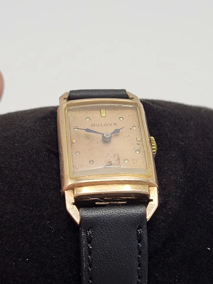 Bulova President 1942 14k Rose Gold Fill Case WWII ERA Manual Wind Unisex Watch - Image 3 of 4