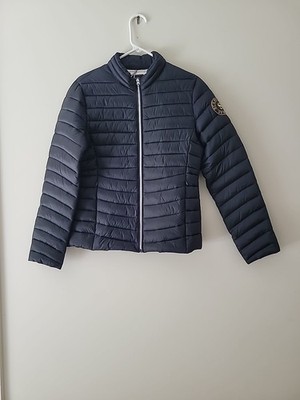 SCERVINO STREET Jacket Navy Puffer Quilted WomenCoat Size M MSRP $850