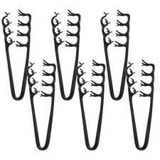  6 PCS Wide Tooth Comb Combs for Women Hair Styling Fluffy Texture