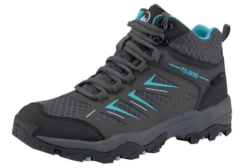 POLARINO COMFORTEX RIGI HIGH TREKKINGSCHUHE ANTHRAZIT GR.WÄHLBAR *NEU* - Bild 1 von 1