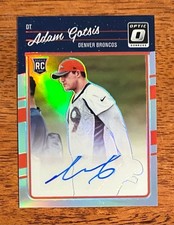 Adam Gotsis 2016 Donruss Optic Rookie Autograph Holo 15/99 Broncos