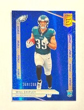 Will Shipley ~ 2024 Panini Donruss Elite ~ Blue Status Sparkle /299 Rookie #164