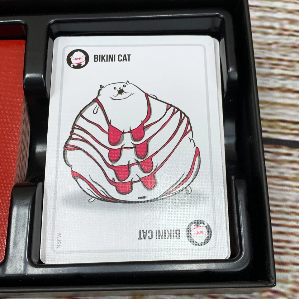 Exploding Kittens NSFW Edition Card Game Adult Party Fun Game Night Never Played - Image 3 of 4