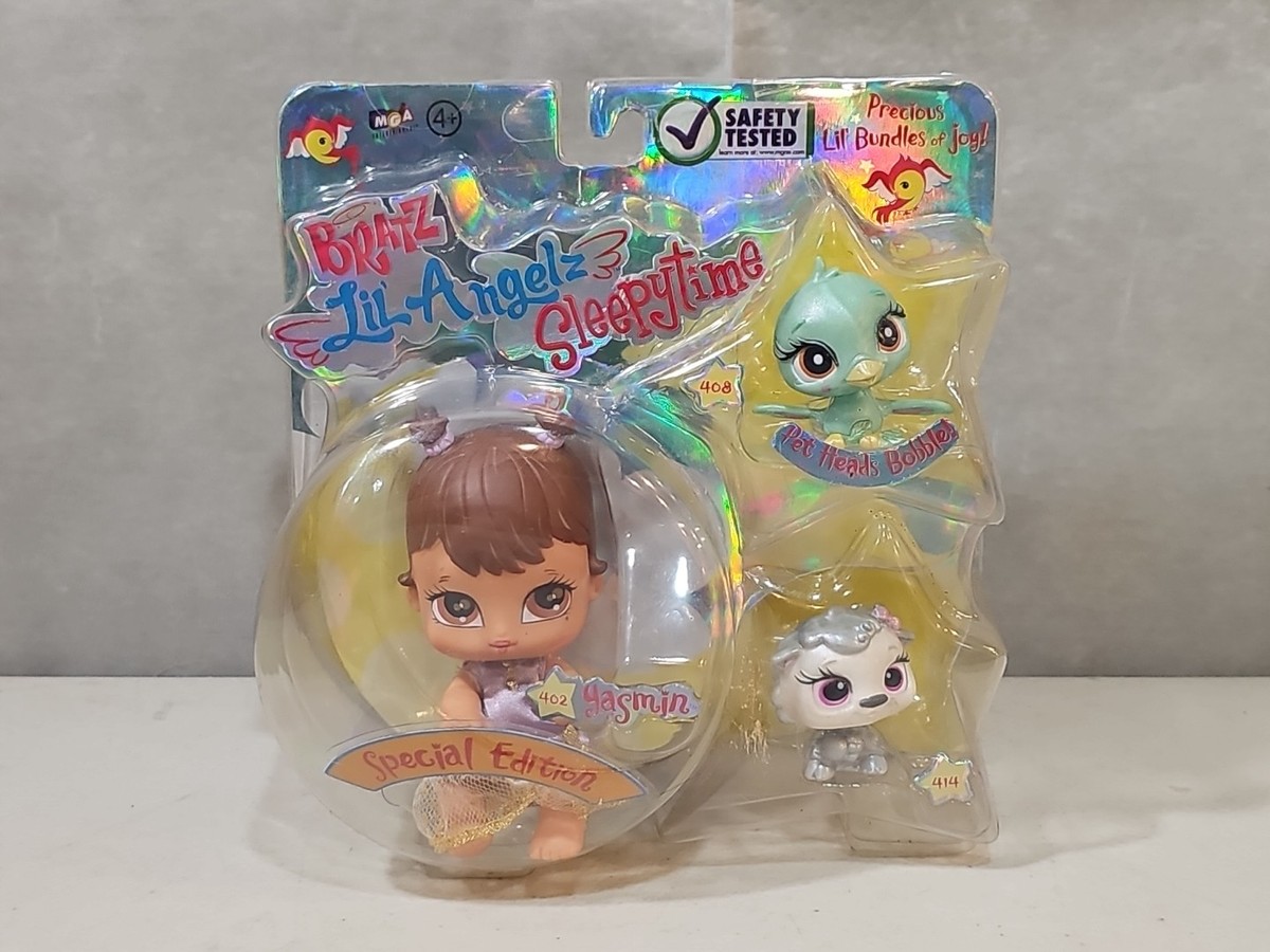 SUPER RARE Bratz Lil Angelz Sleepy Time Yasmin #402, 408, 414. NIB
