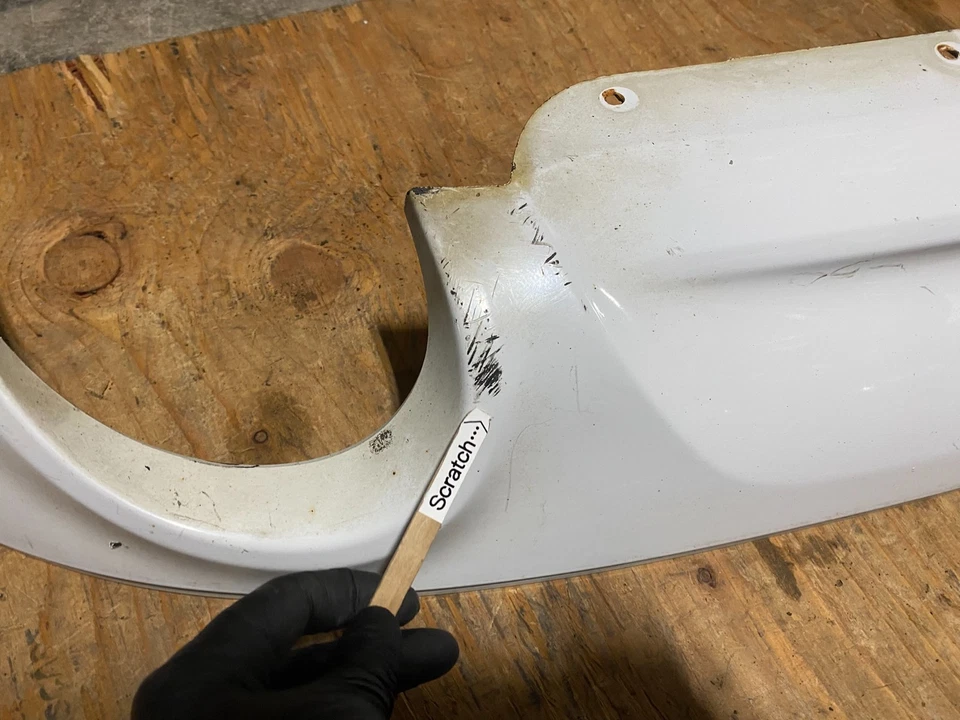 Cenefa de parachoques trasero Ford Fusion 2013 a 2018 para escape único T7290 PS Foto 3 de 4