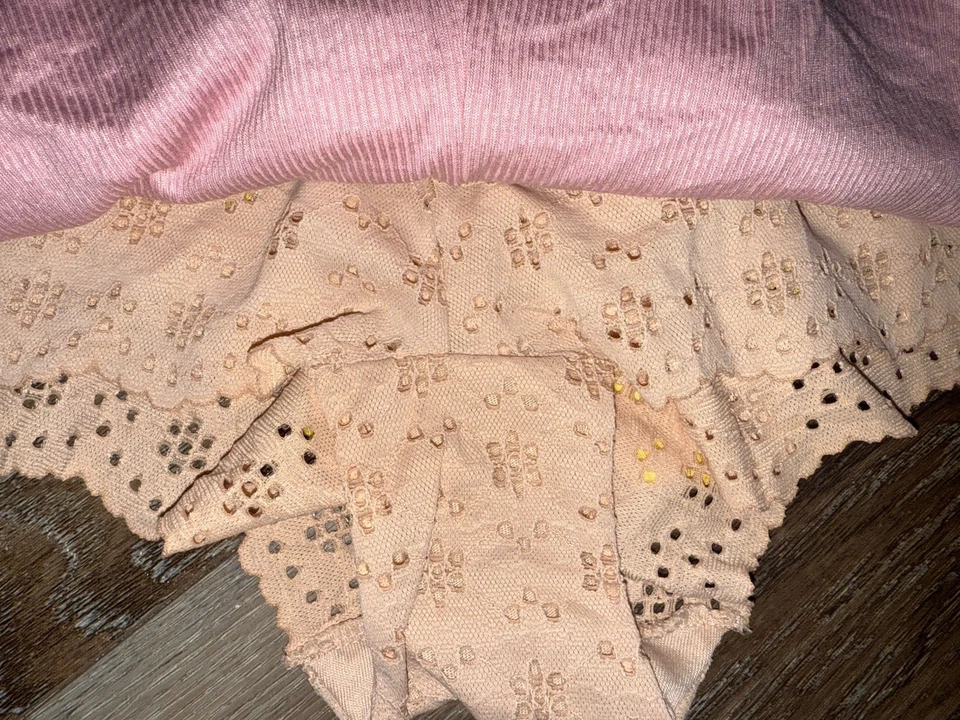 Daisy Fuentes ~ Ropa interior corta para mujer y niño Bragas Mezcla de nailon 5 pares de encaje ~ XL Foto 4 de 4