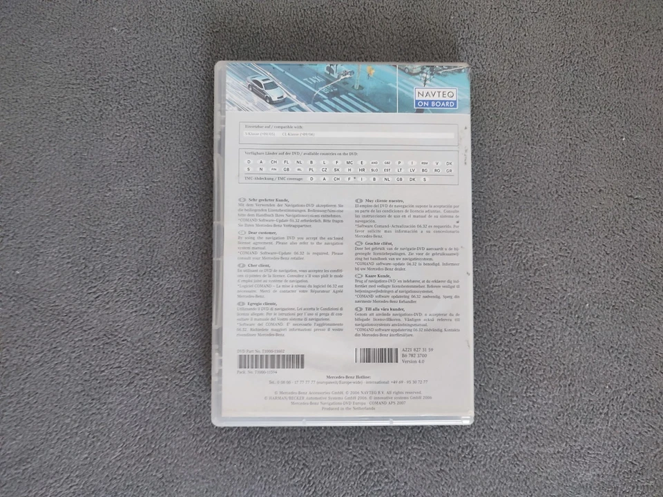 DVD Navigation Mercedes COMAND APS NTG3 EUROPA 2007 CL-Klasse C216 S-Klasse W221 - Bild 4 von 4
