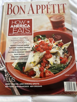 Vintage Bon Appetit March 2001