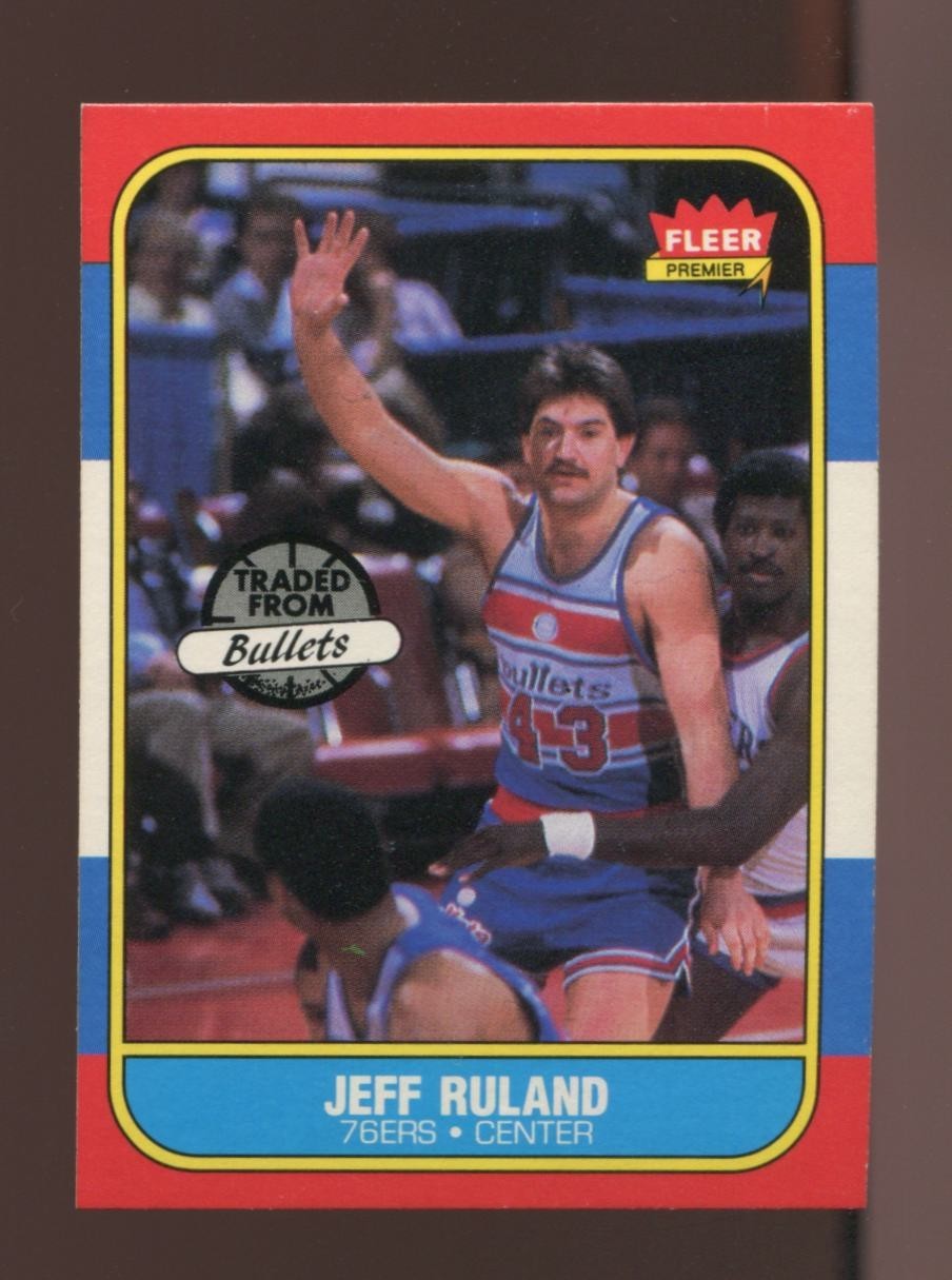 1986 Fleer #96 Jeff Ruland Set Break