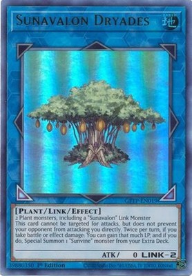 Yugioh - Sunavalon Dryades (Ultra Rare) (1st Edition) - GFTP-EN019 (P)
