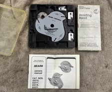 Vintage Sears Craftsman Molding Head Set & Blades - 9-3214