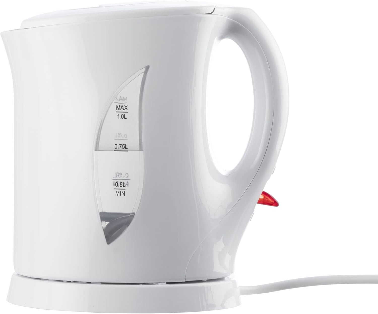 Daewoo Compact Travel Kettle – Lightweight Cordless Kettle with 1L Capacity,