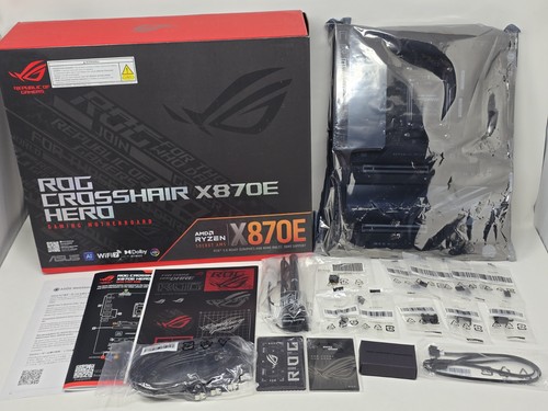 ASUS ROG Crosshair X870E Hero WiFi 7 AMD AM5 ATX Mainboard DDR5 Mobo 18+2+2
