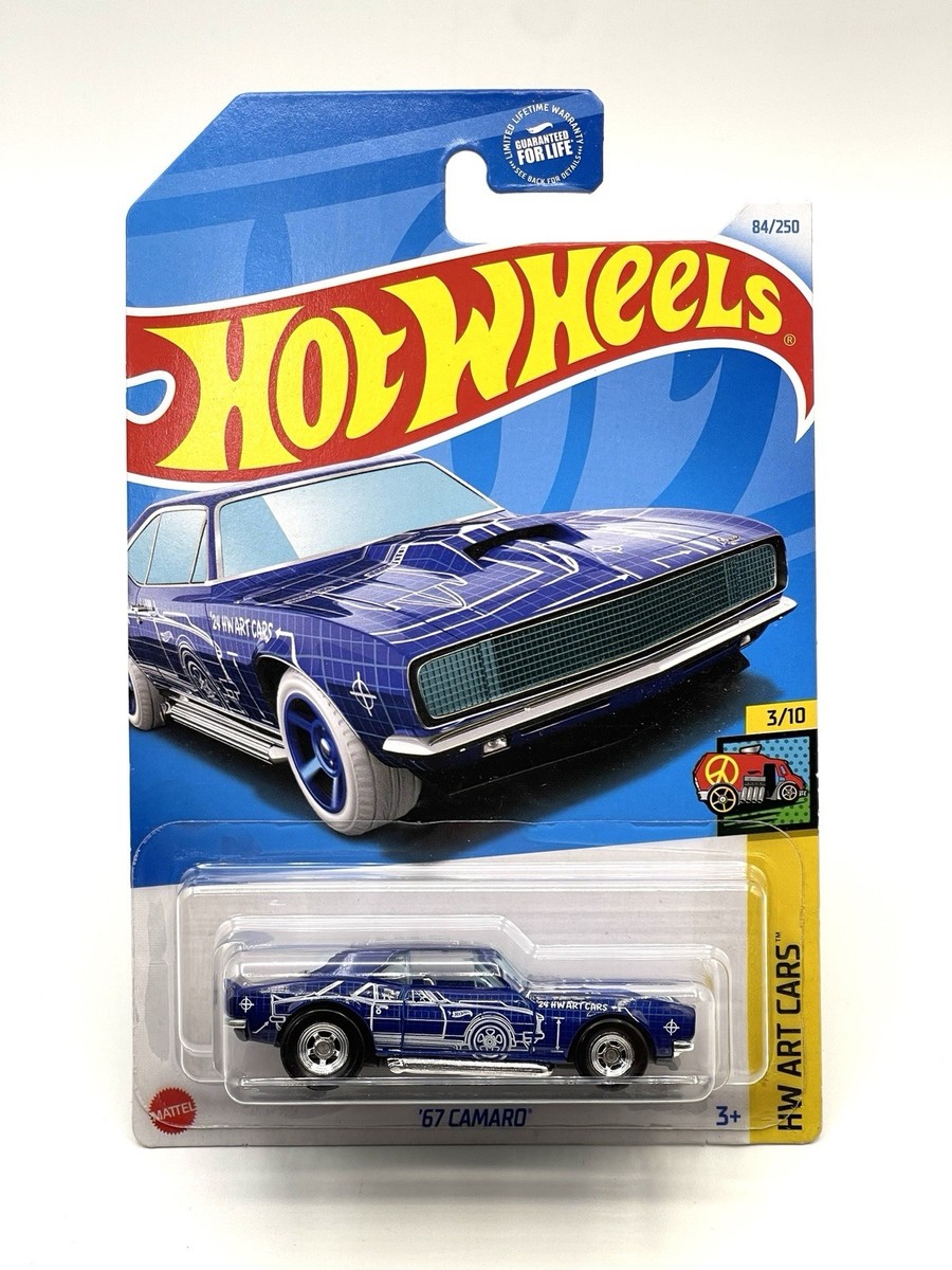 2024 Hot Wheels '67 Camaro (blue) HW ART Cars #84 SUPER