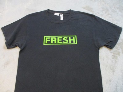 Subway Fresh Shirt Mens Medium Black Dri-Power Employee Graphic Tee