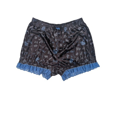 #ad #ad Corpse Bride Velvet Lounge Shorts Lace Hem Whimsigoth Cosplay Sleepwear Plus 2X $27.95