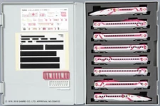 Tomix 98662 JR 500-7000 Sanyo Shinkansen (Hello Kitty) 8-Car Set N Scale