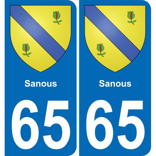 AUTOCOLLANT STICKER PLAQUE Immatriculation Département 64 Région Pays Basque HQ EUR 2,29