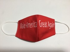 Patriotic 4th of July Face Covering Double Layer Cotton Blnd Proudly Made in USA