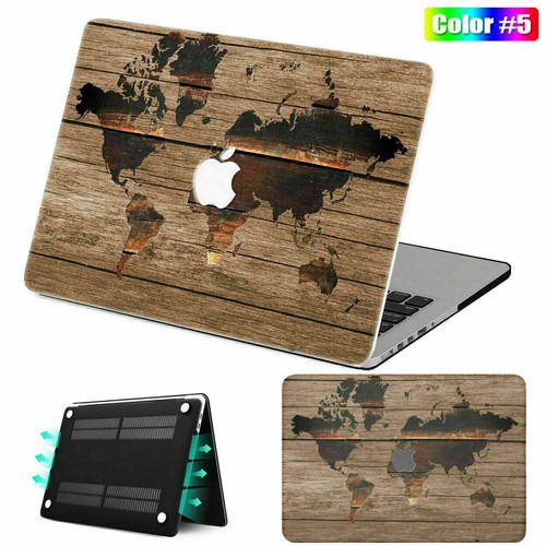 2022 New Rubberized World Map Flag Hard Case KB Cover For Macbook Pro Air M1 M2 - Picture 17 of 28