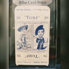 ⭐ 1949 Carreras Turf Film Stars Gregory Peck Hollywood Uncut Panel Rare