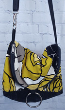 Kindred Spirit Style Floral Messenger/ Backpack Convertible Bag Made In Usa!